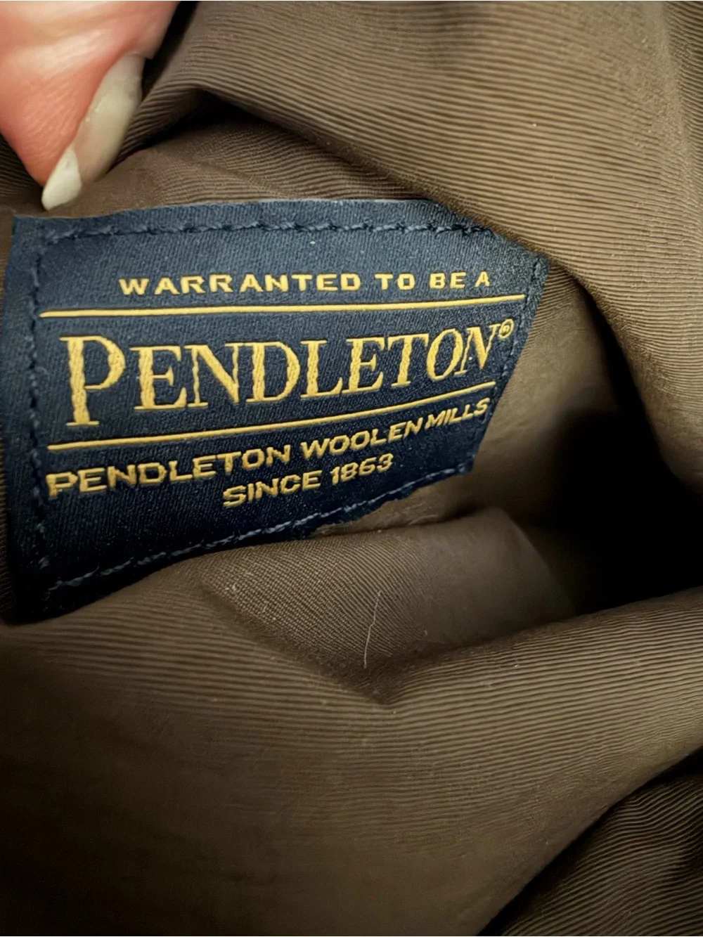 Vintage Pendleton Glacier Park Mineral Messenger Bag